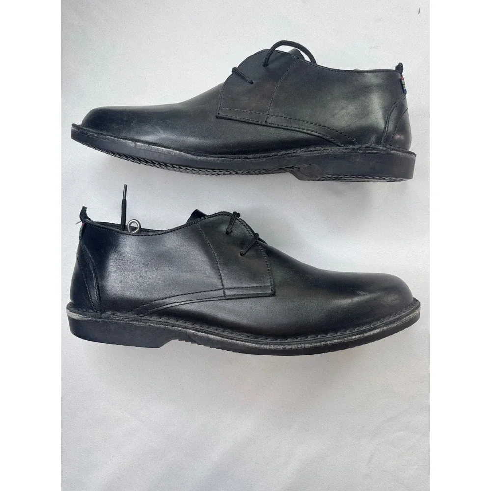Veldskoen Heritage Black Leather Chukka Boots Mens Size 12 Made in South Africa
